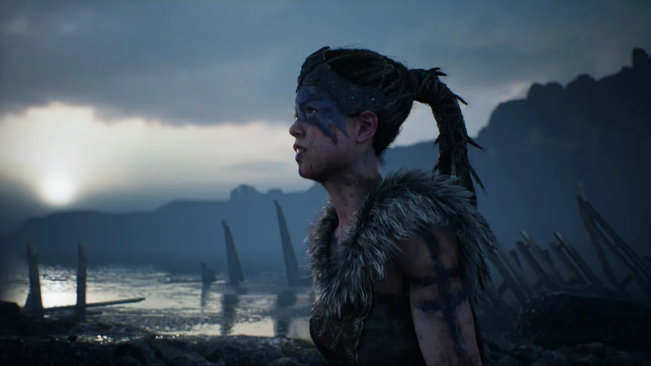 Cena do jogo Hellblade