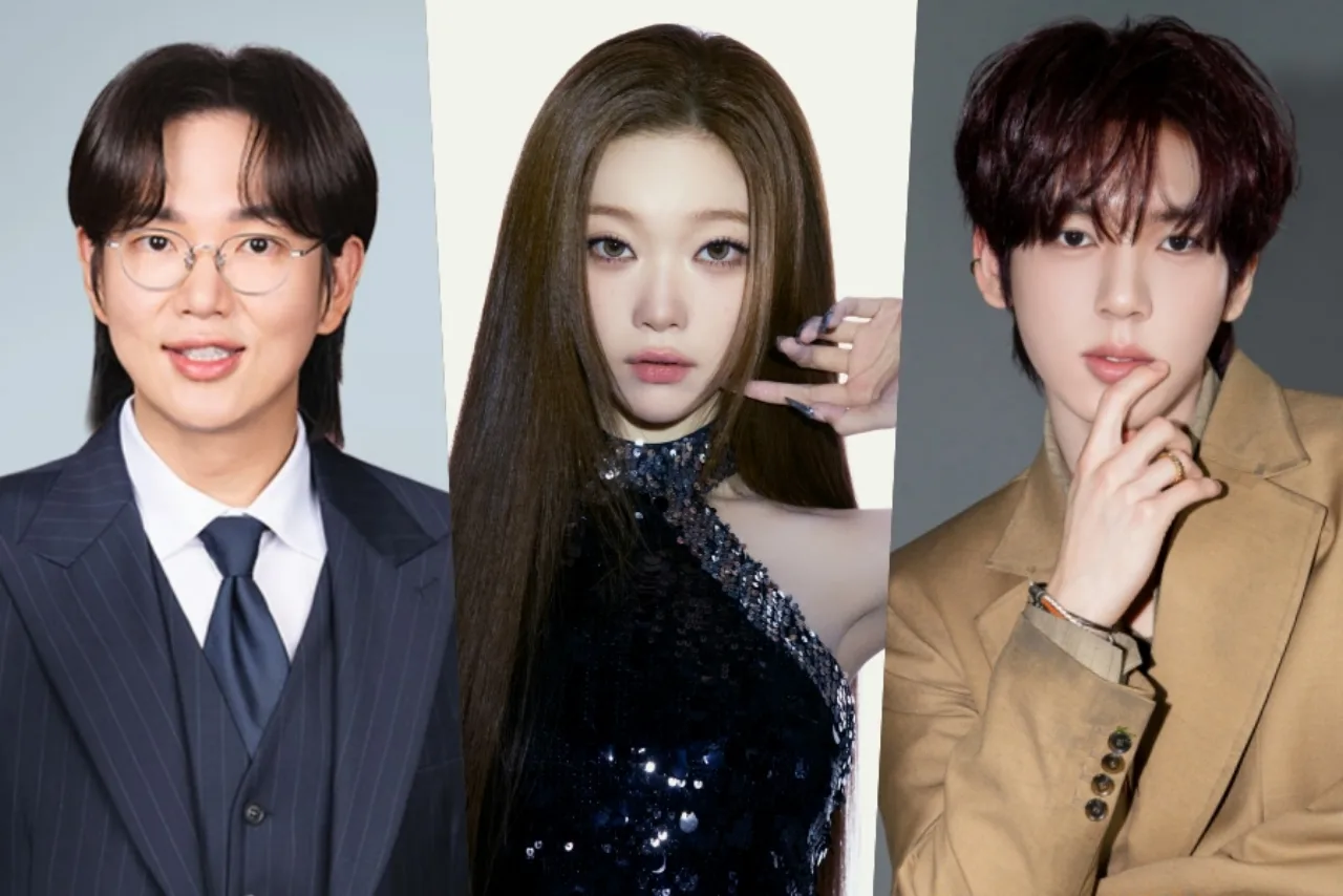 Imagem ilustrativa: Jang Sung Kyu, Tsuki e Han Yujin: quem são os MCs do SPOTV K-Pop Awards 2026 e por que isso importa