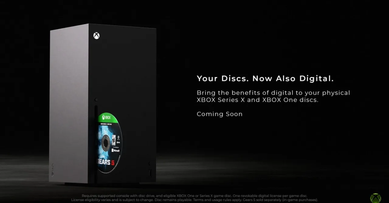Imagem ilustrativa: Xbox disc-to-digital: 7 motivos que podem mudar sua estante física