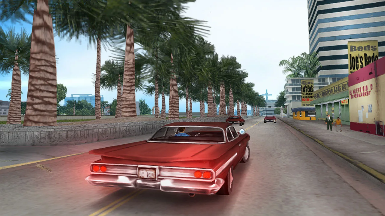 Cena do jogo Vice City