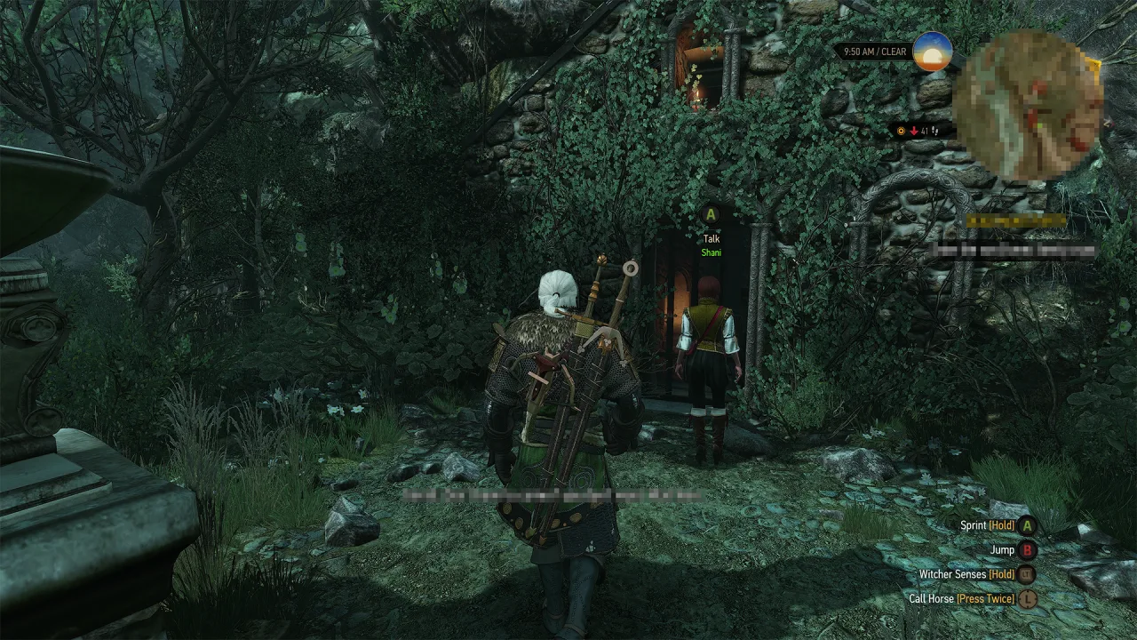 Cena do jogo The Witcher 3