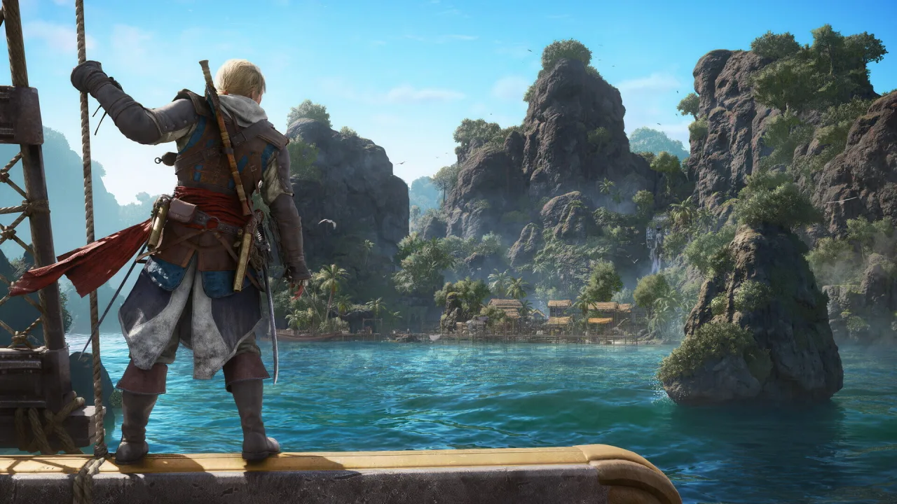 Cena do jogo Assassin's Creed Black Flag Resynced