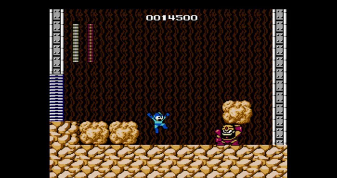 Cena do jogo Mega Man