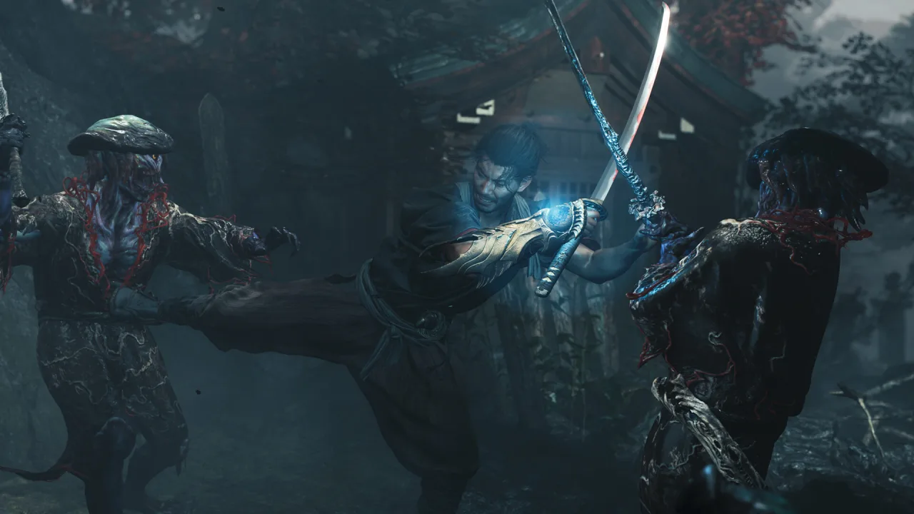 Cena do jogo Onimusha: Way of the Sword
