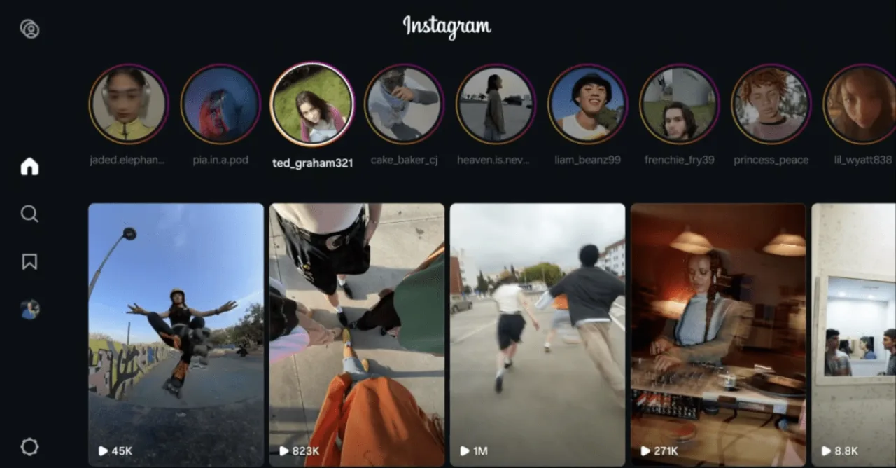 Imagem ilustrativa: Instagram lança recursos de TV com Reels verticais e Stories desaparecendo