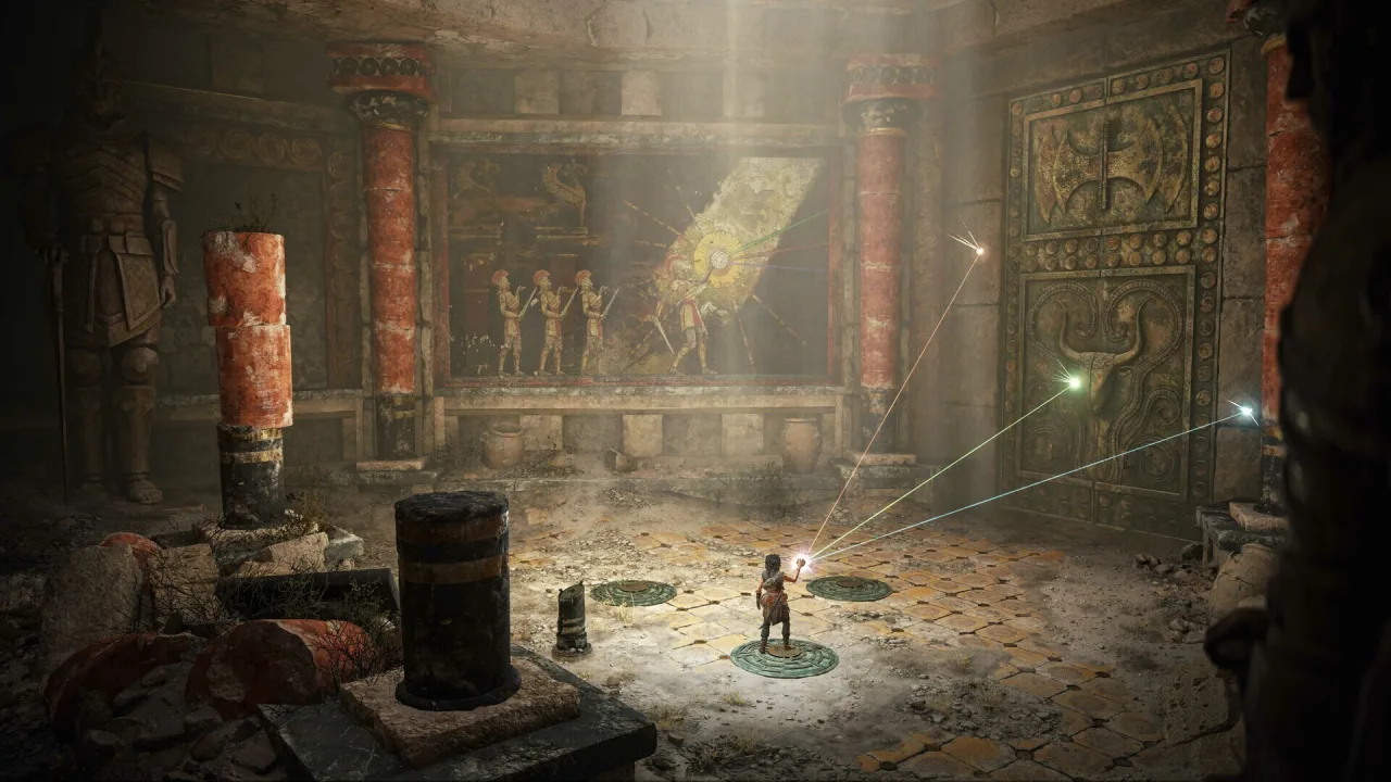 Cena do jogo Resonance: A Plague Tale Legacy