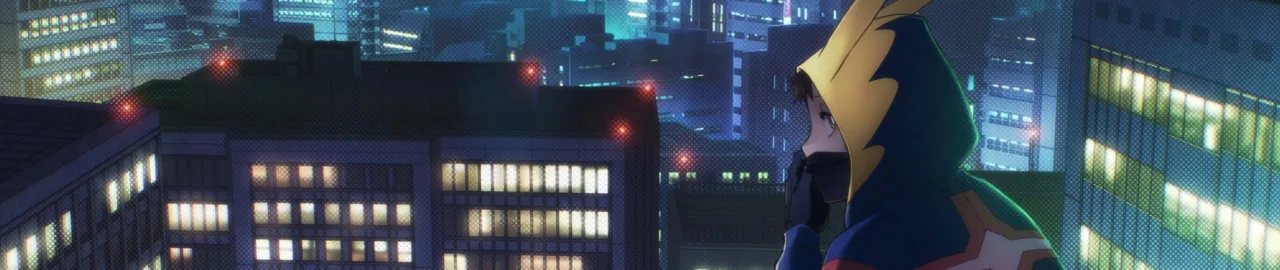 Cena do anime My Hero Academia: Vigilantes