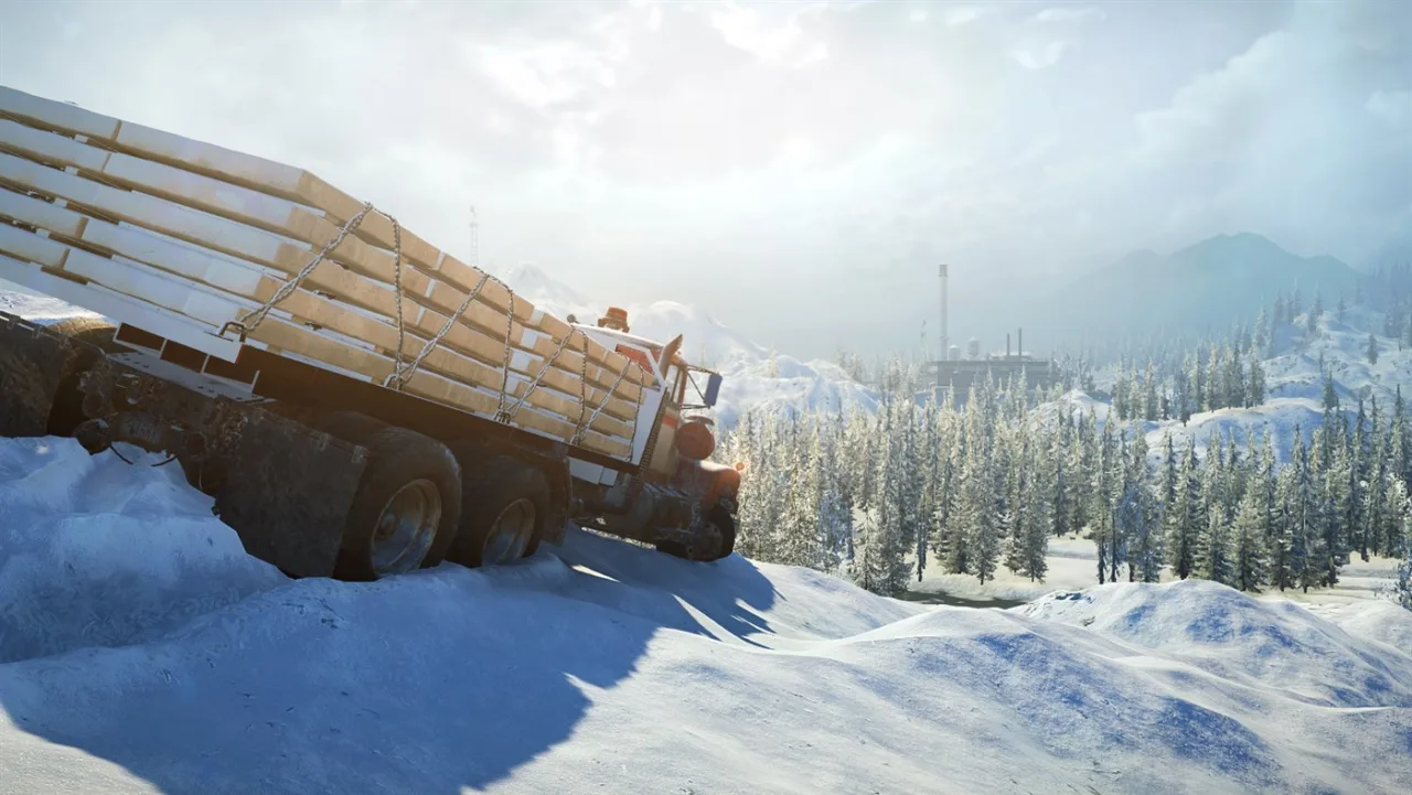 Cena do jogo SnowRunner