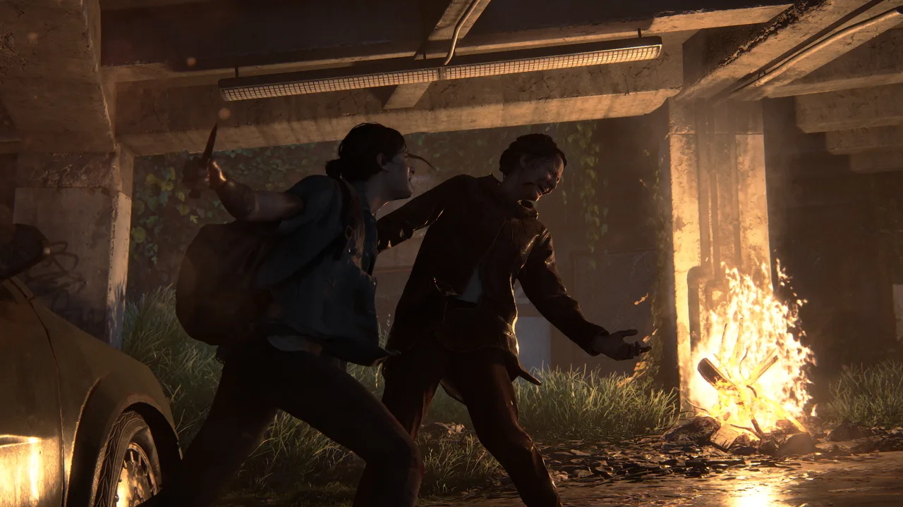 Cena do jogo The Last of Us II
