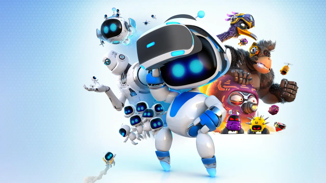 Cena do jogo Astro Bot