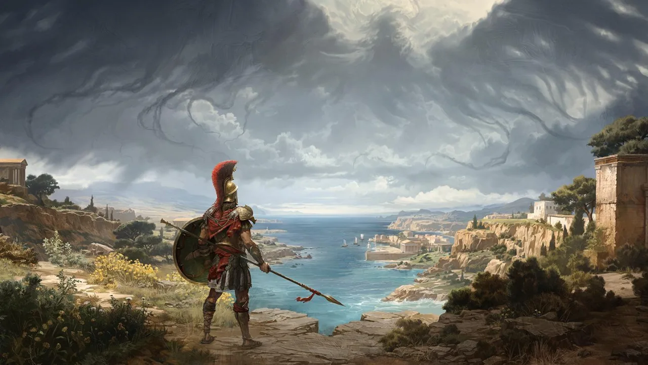 Cena do jogo Titan Quest II