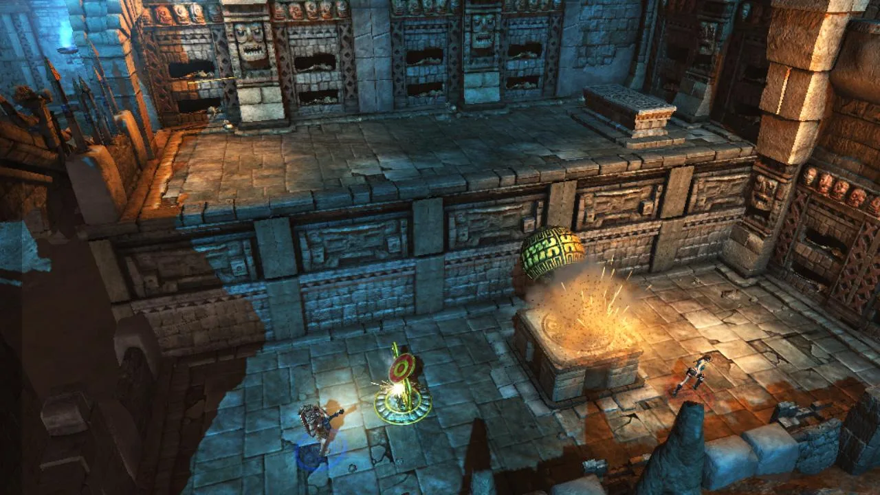 Cena do jogo Lara Croft