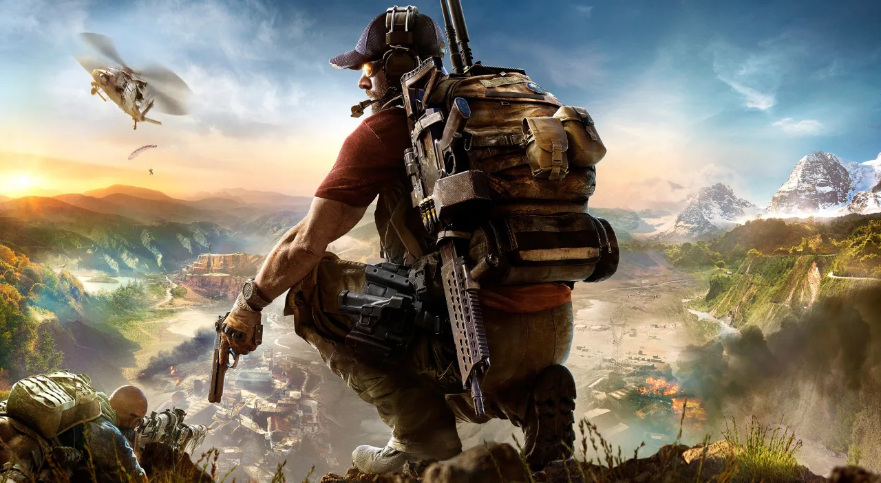 Cena do jogo Tom Clancy's Ghost Recon Wildlands