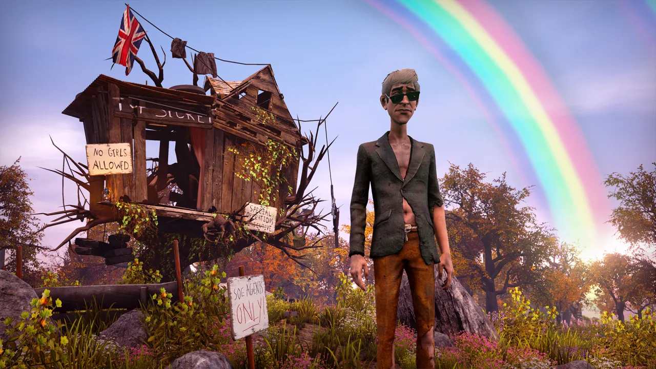 Cena do jogo We Happy Few
