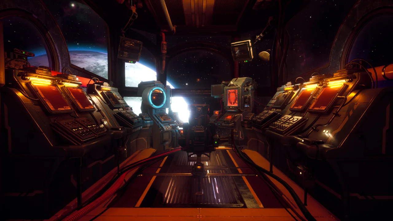 Cena do jogo The Outer Worlds