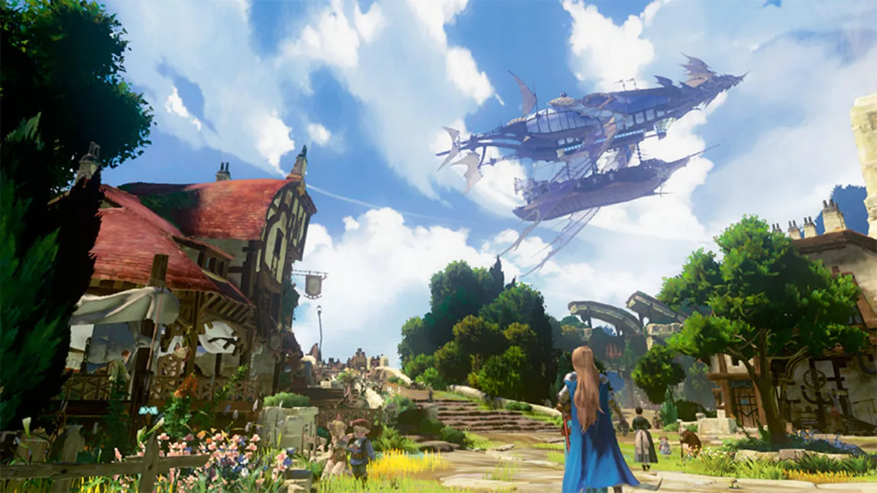 Cena do jogo Granblue Fantasy: Relink