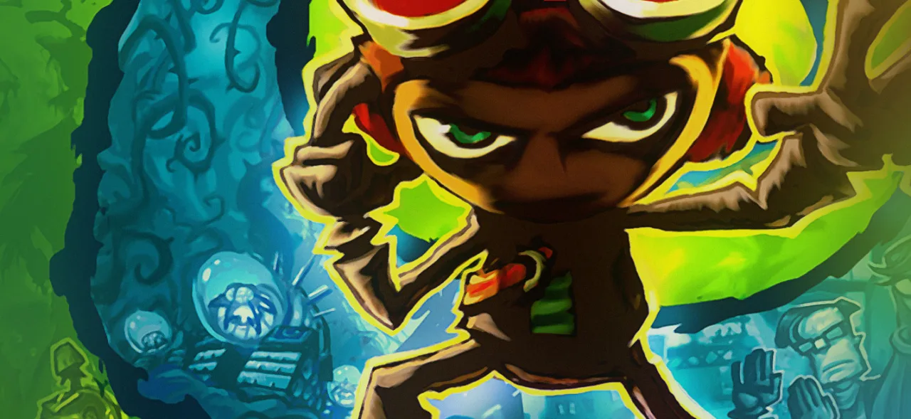 Cena do jogo Psychonauts
