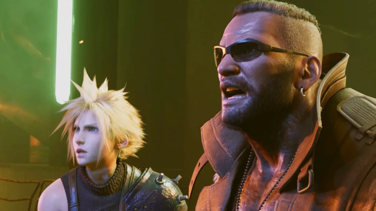 Cena do jogo Final Fantasy VII Revelation