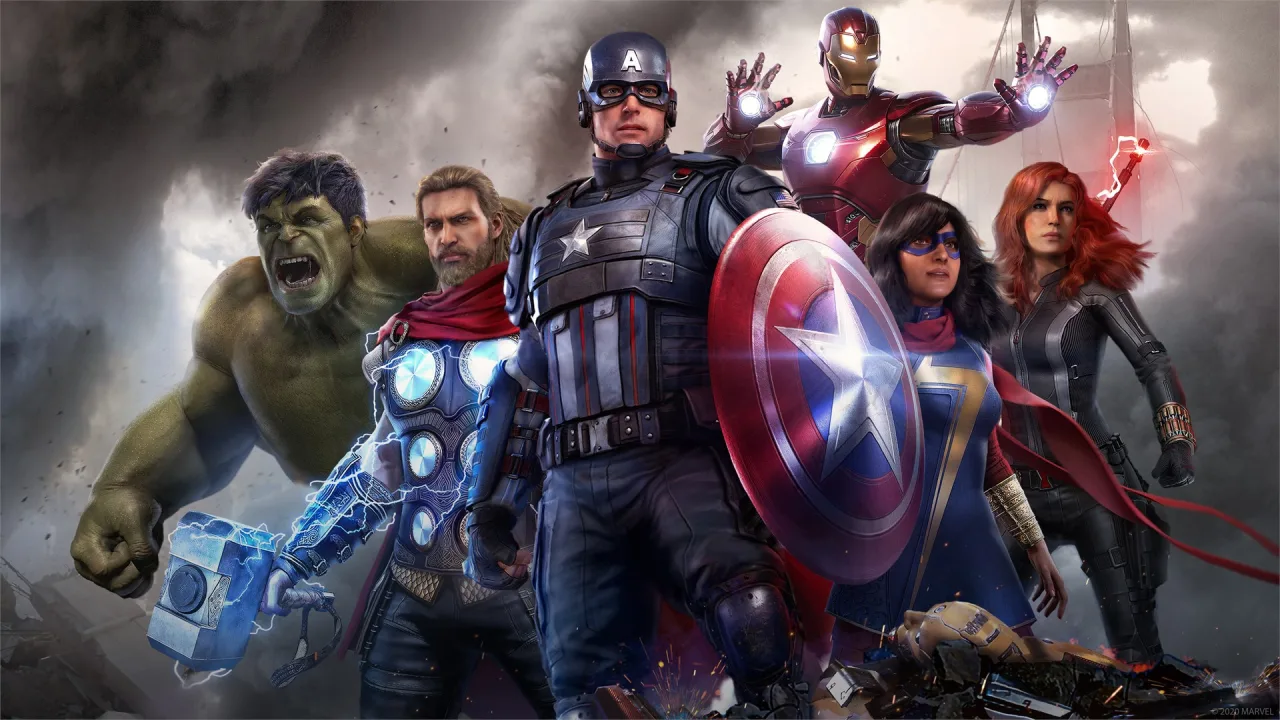 Cena do jogo Marvel