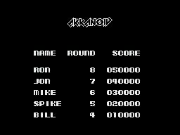 Cena do jogo Arkanoid: Revenge of Doh