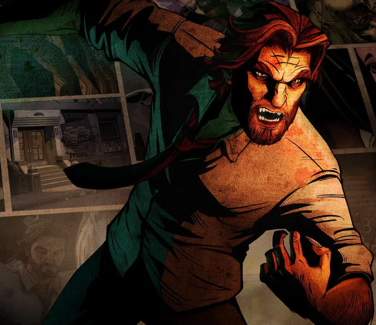 Cena do jogo The Wolf Among Us Remastered