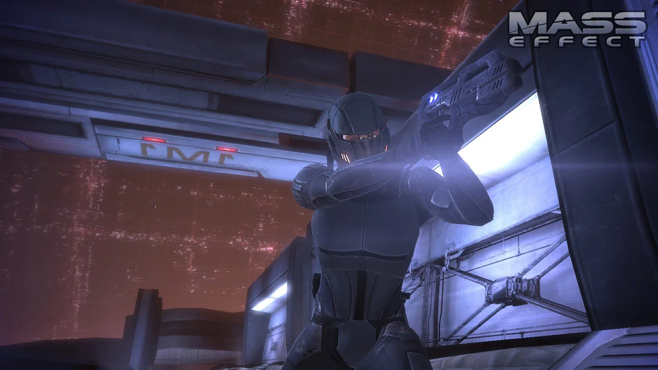 Cena do jogo Mass Effect