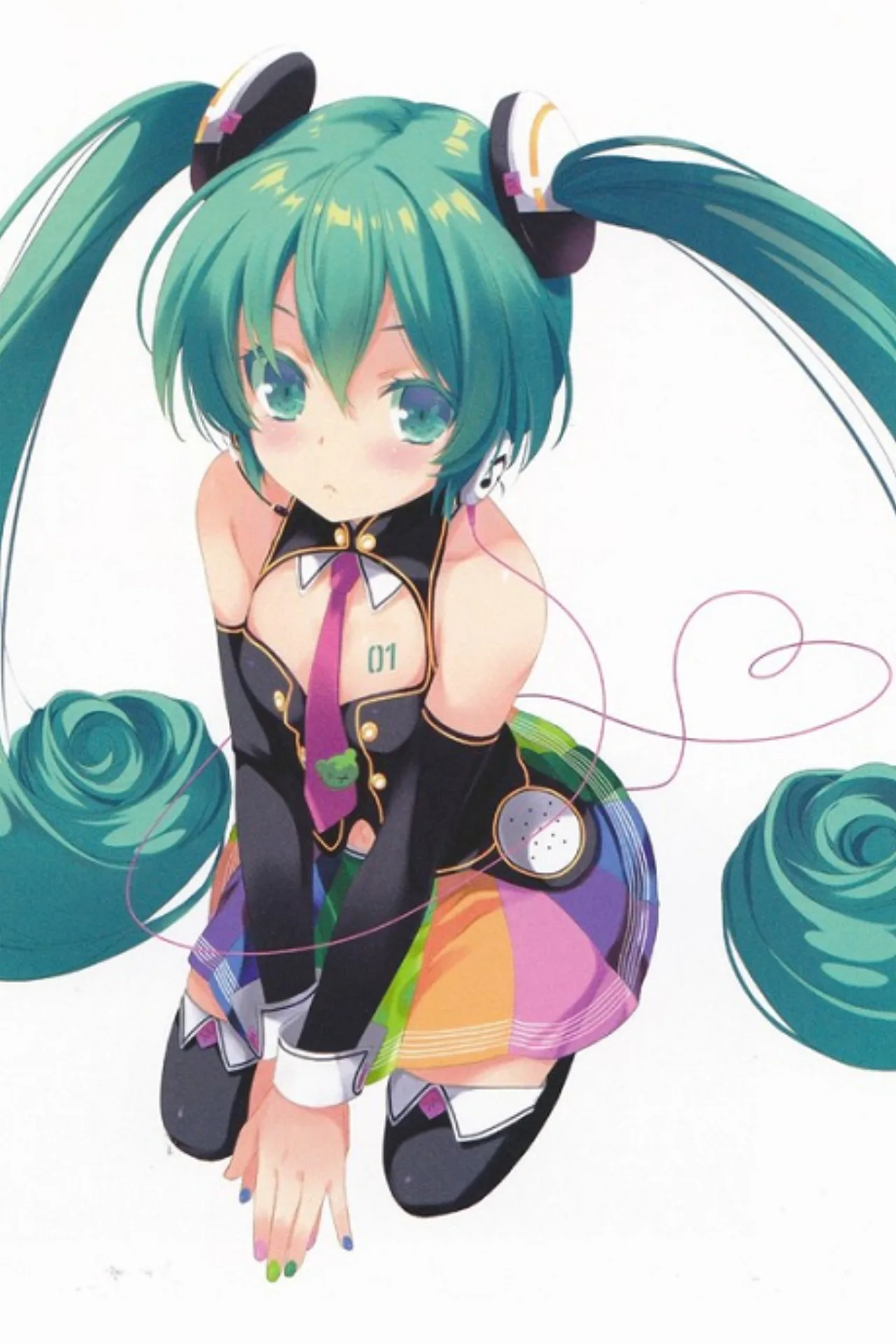 Cena do anime Hatsune Miku