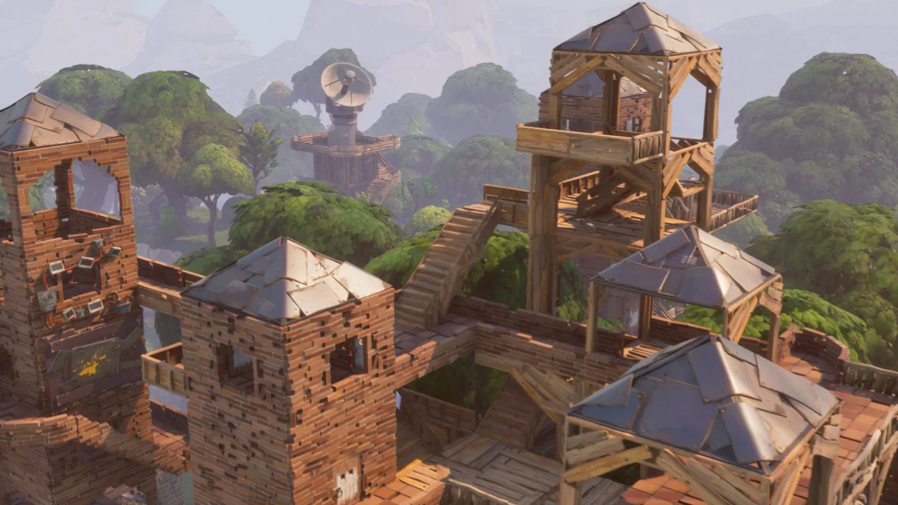 Cena do jogo Fortnite
