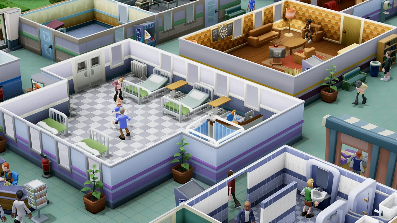 Cena do jogo Two Point Hospital