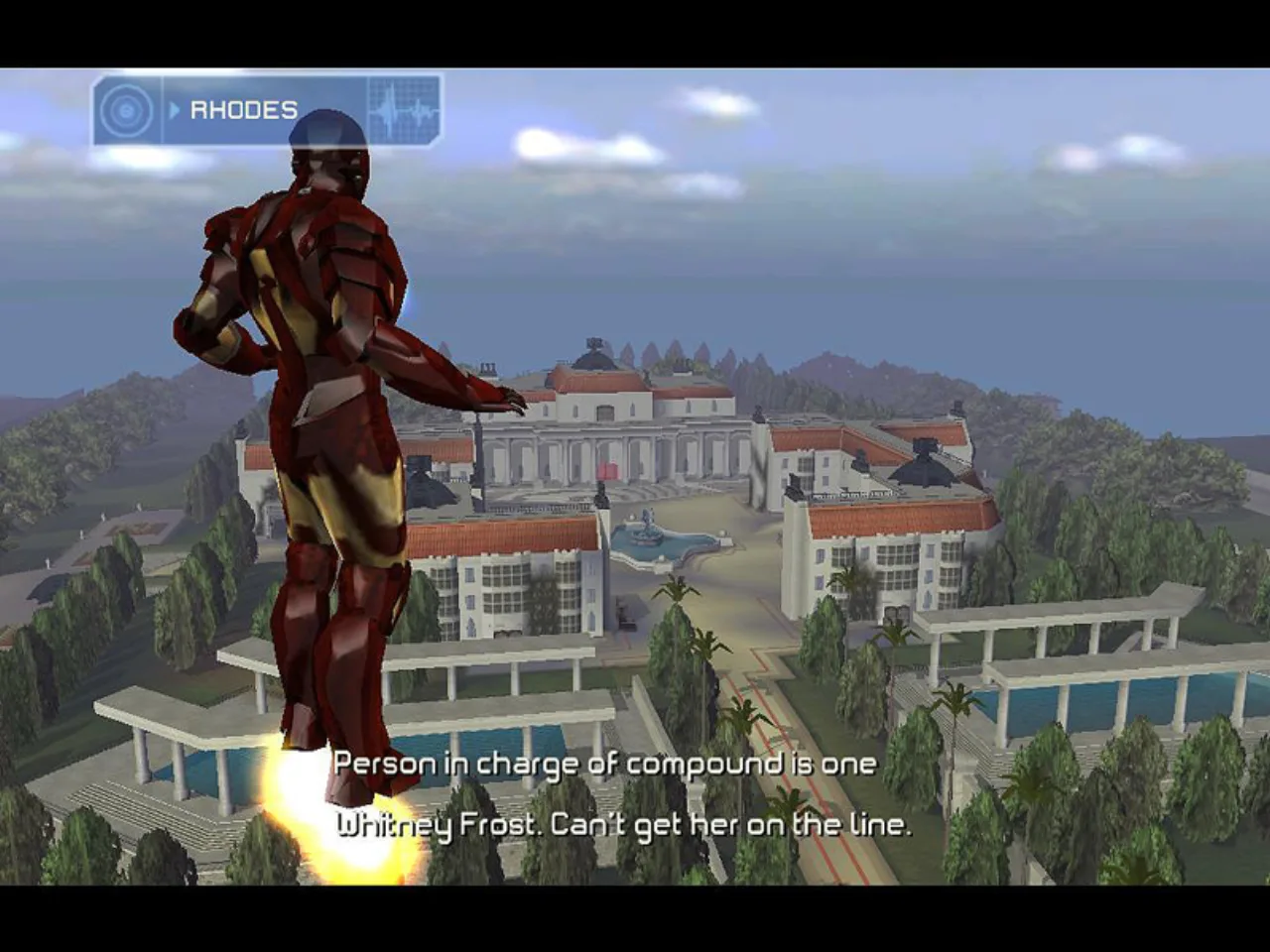 Cena do jogo Iron Man