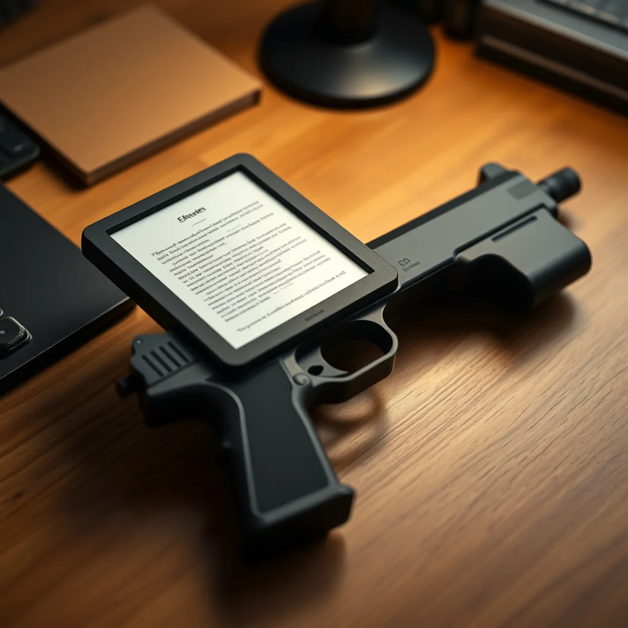 Imagem ilustrativa: Gundle: a capa 3D para e‑reader que parece uma Glock 19 – o que realmente está por trás?