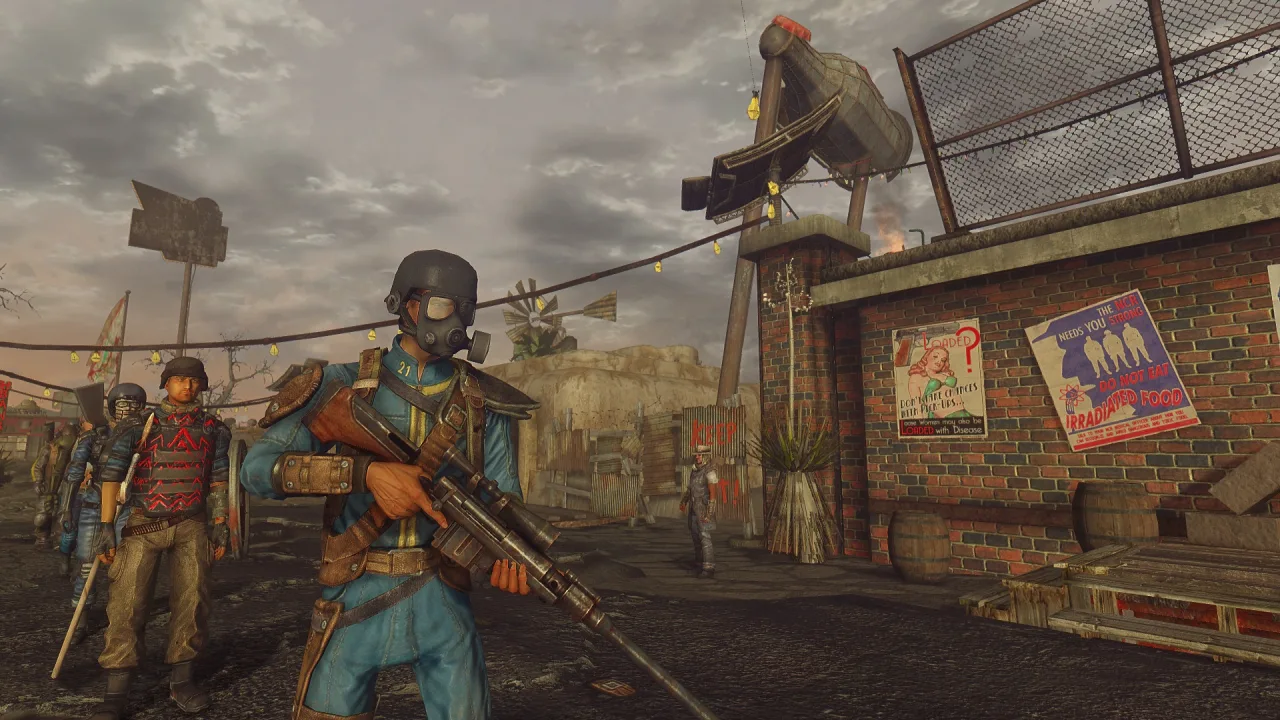 Cena do jogo Fallout: New California