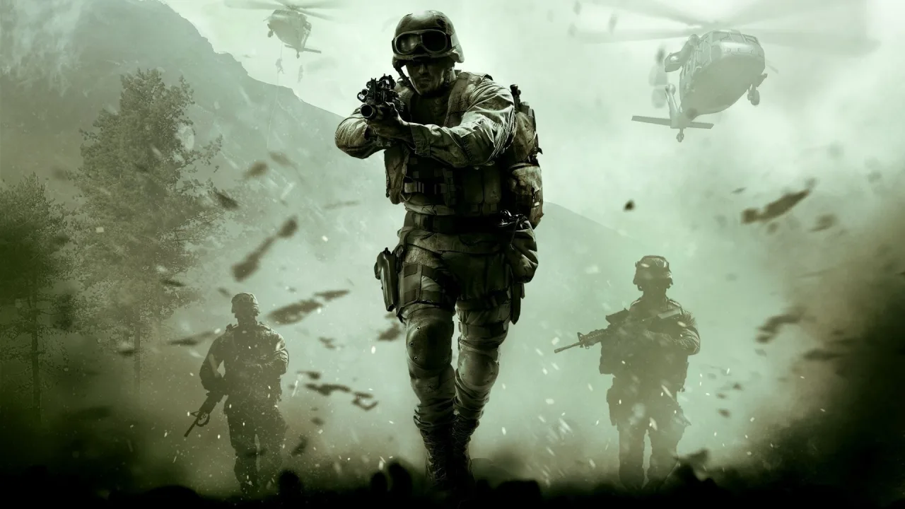 Cena do jogo Call of Duty: Modern Warfare 4