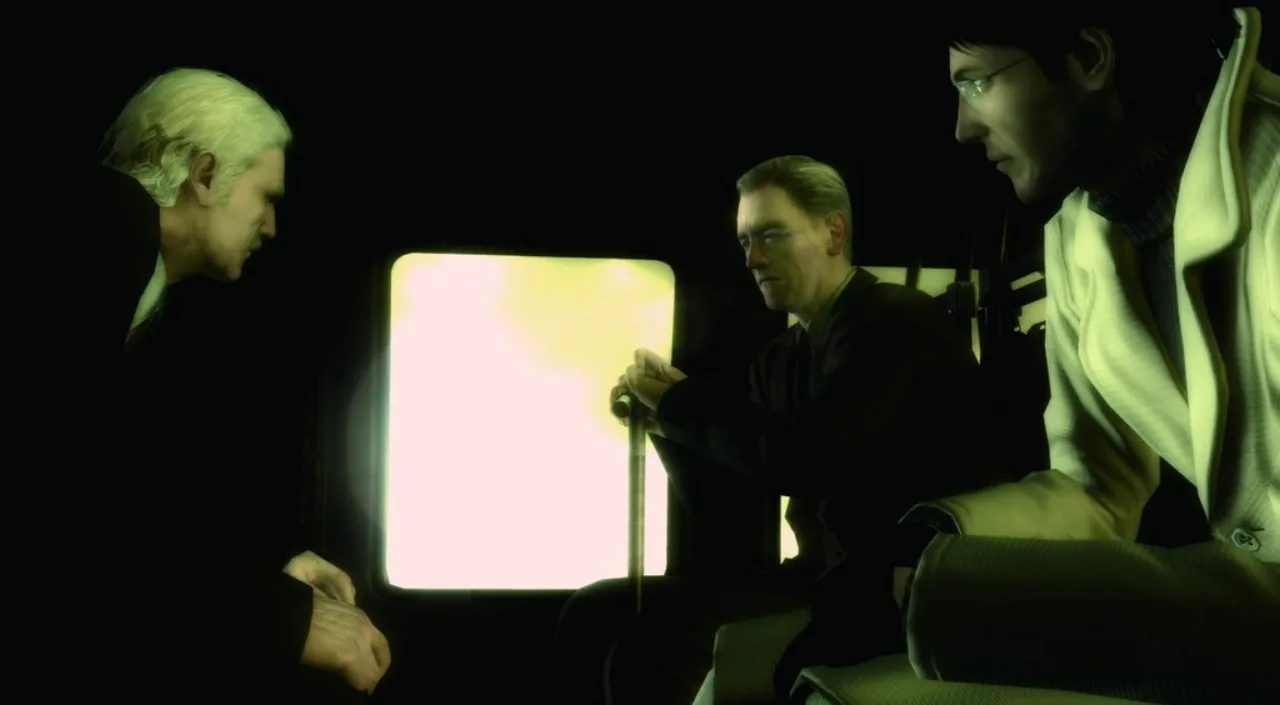 Cena do jogo Metal Gear Solid 4: Guns of the Patriots