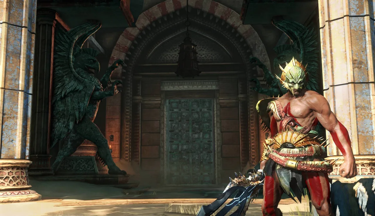Cena do jogo God of War Laufey