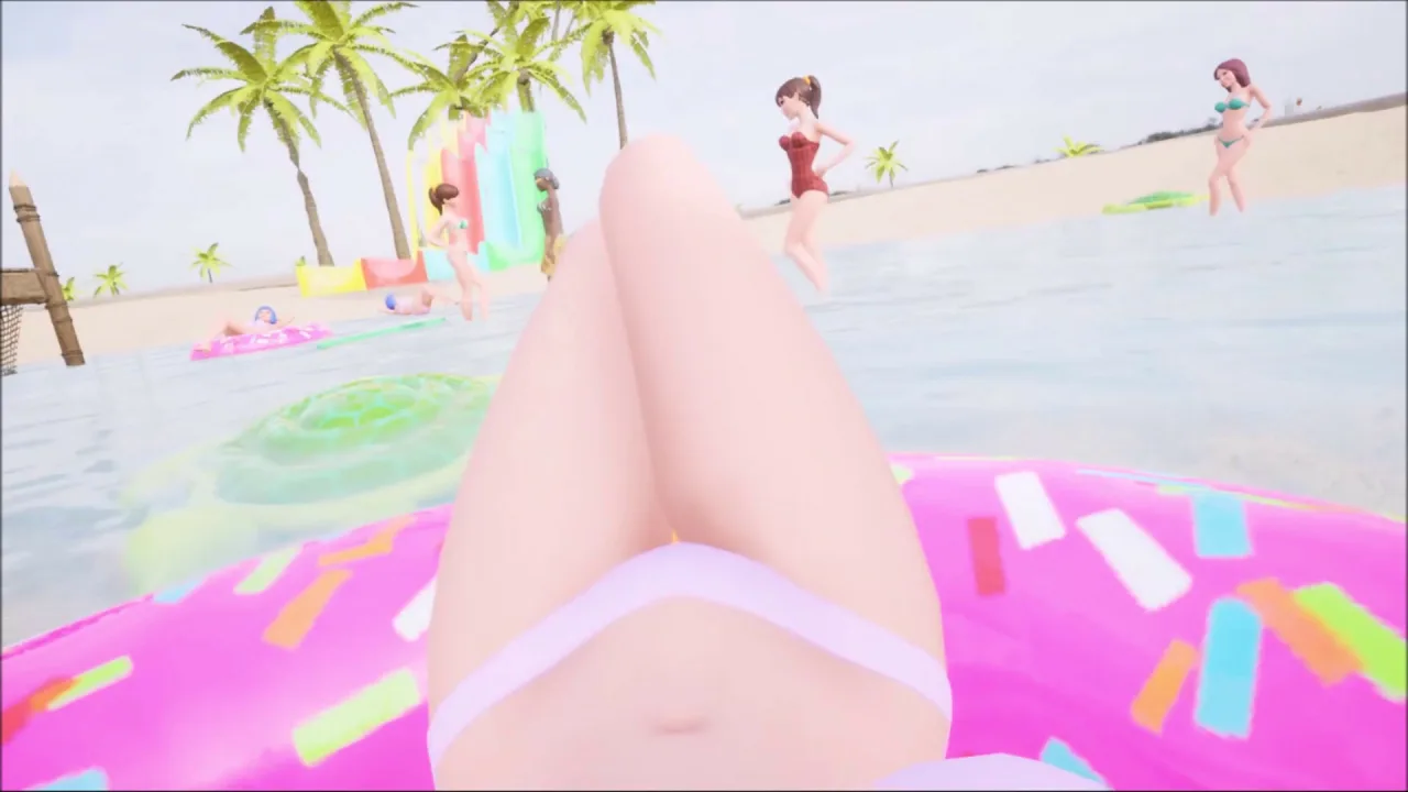 Cena do jogo Waterpark Simulator