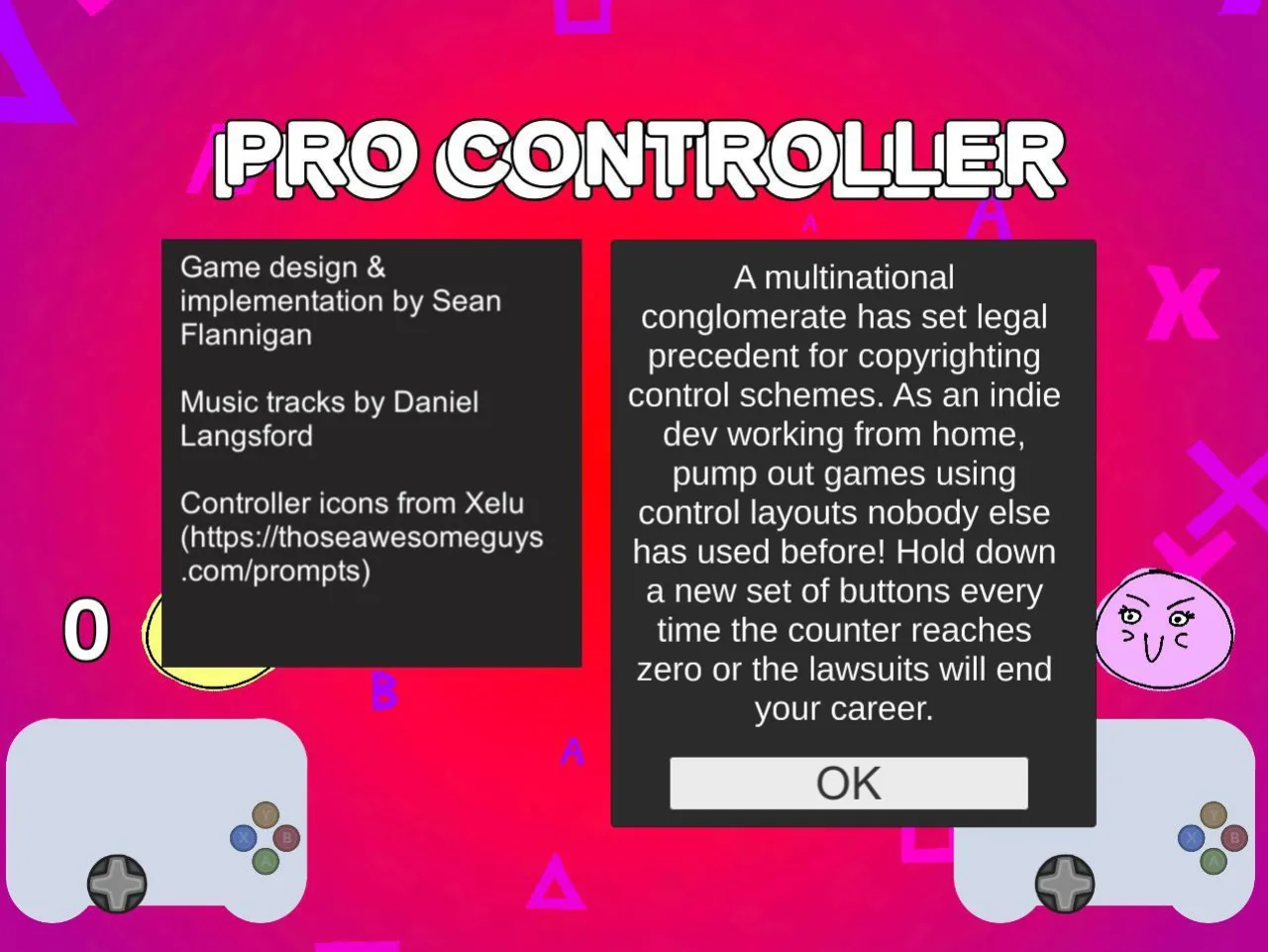 Cena do jogo Pro Controller