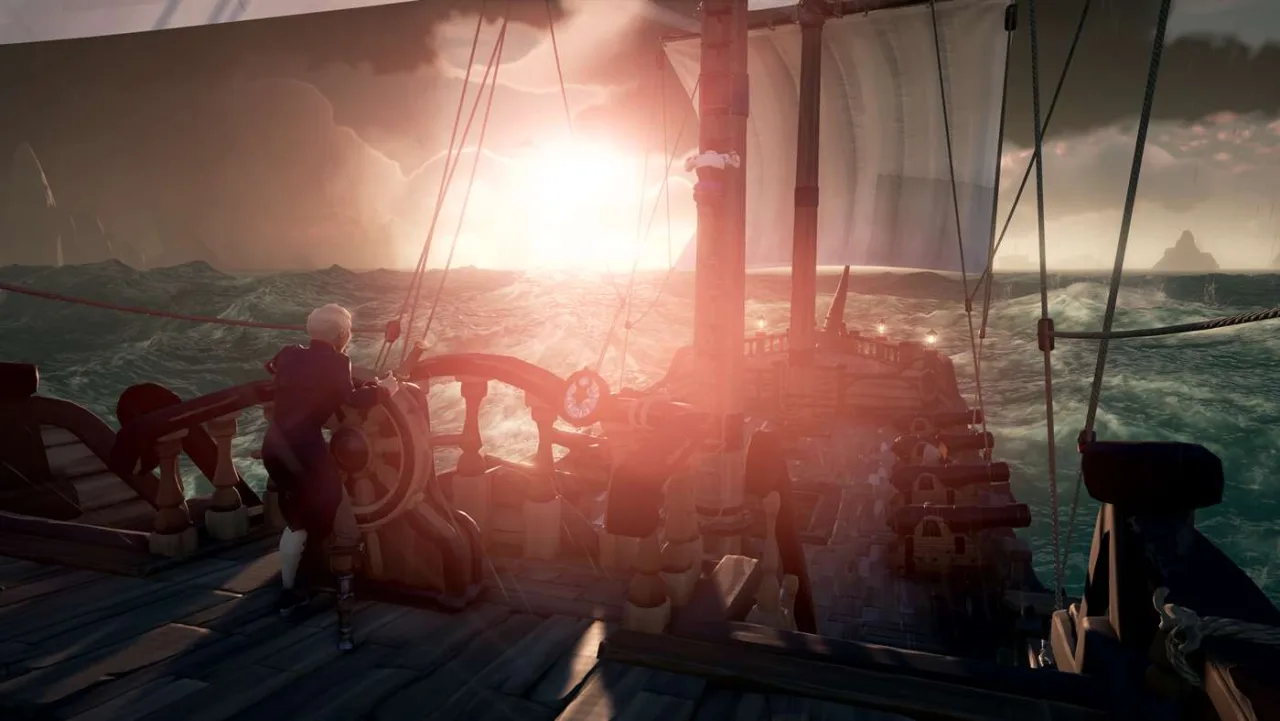 Cena do jogo Sea of Thieves