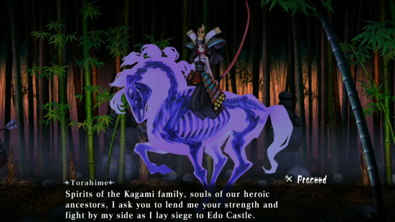 Cena do jogo Muramasa: Rebirth