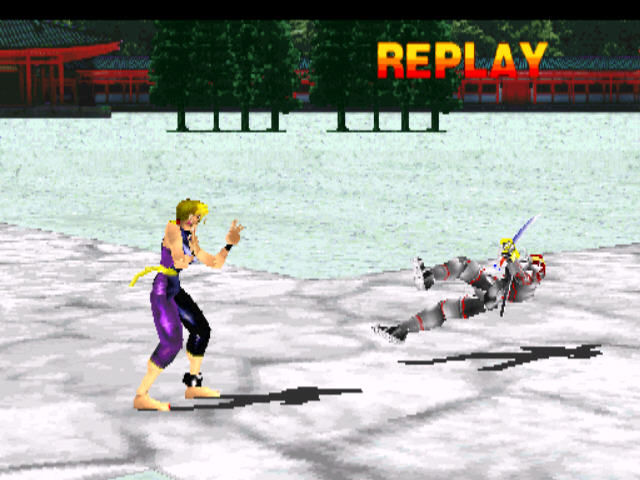 Cena do jogo Tekken