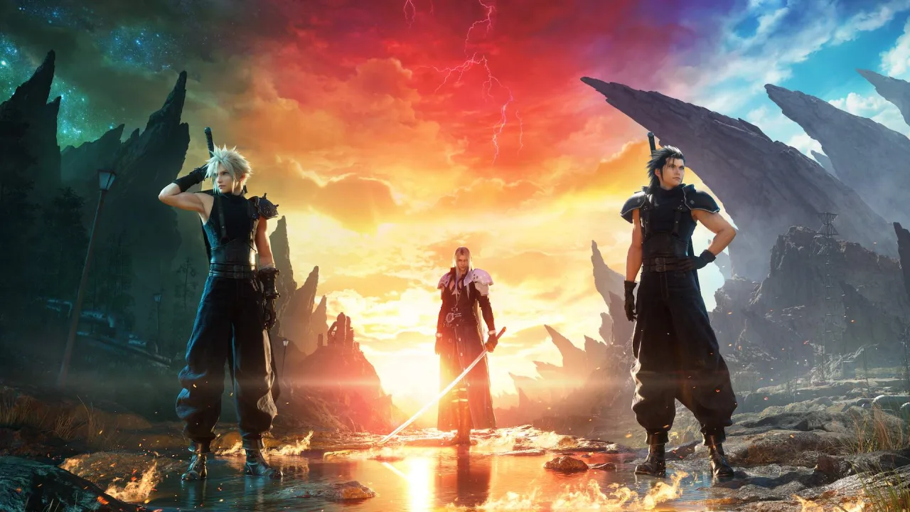 Cena do jogo Final Fantasy 7 Rebirth