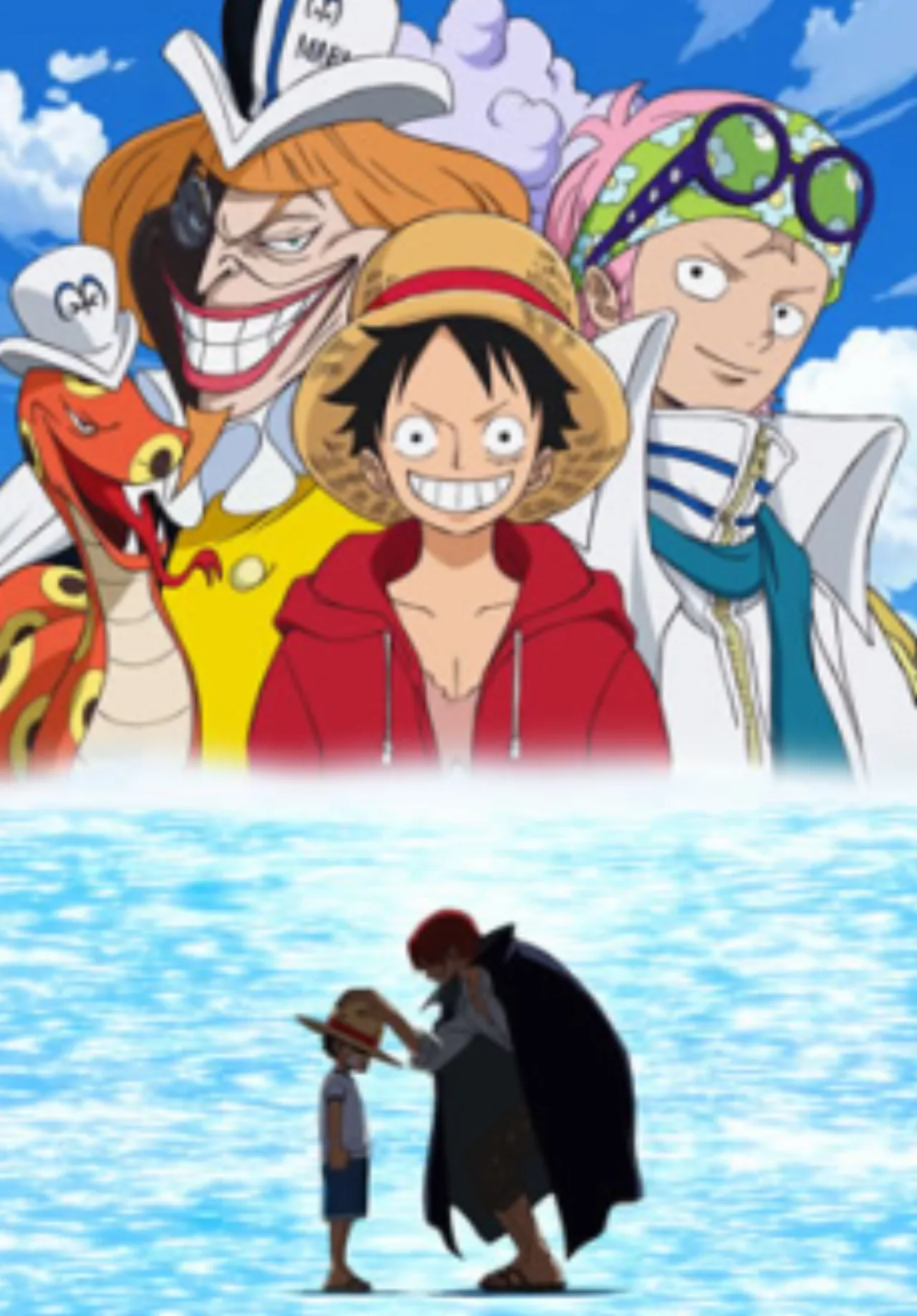 Cena do anime Luffy