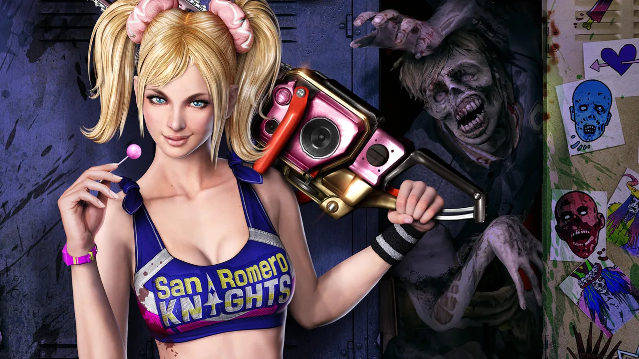Cena do jogo Lollipop Chainsaw