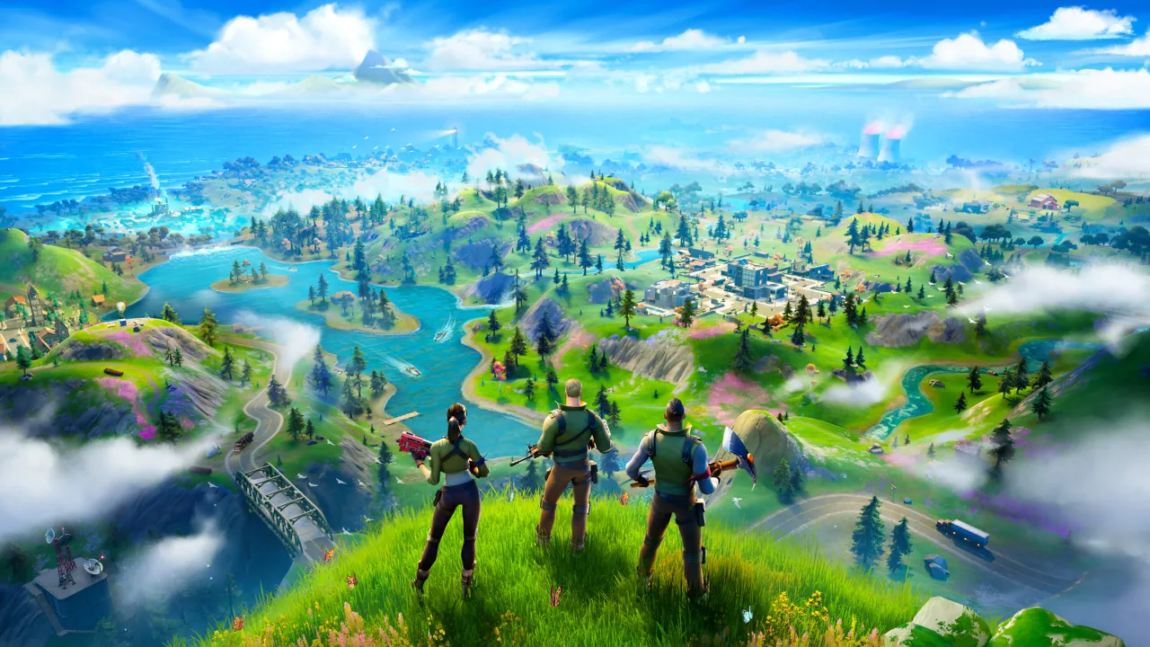 Cena do jogo Fortnite Battle Royale