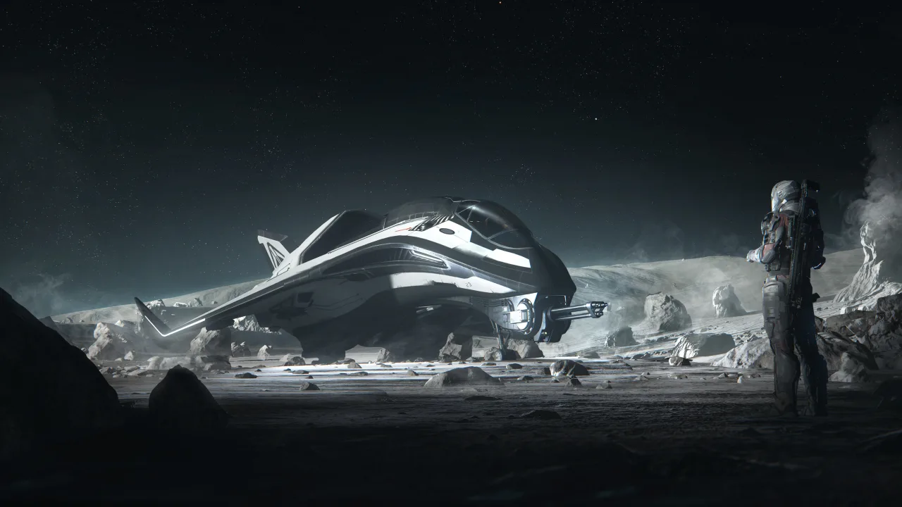 Cena do jogo Star Citizen