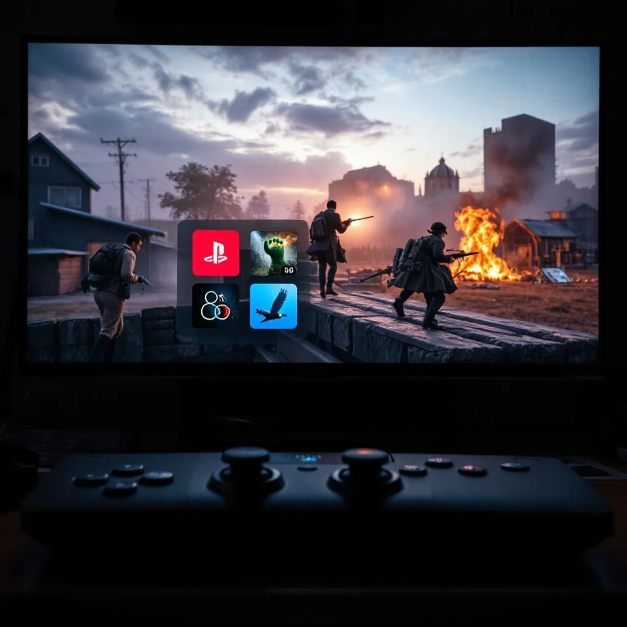 Capa de Battlefield 6 ao lado de Neon Abyss 2 sobre fundo azul com logo do Xbox Game Pass e console Xbox Series X