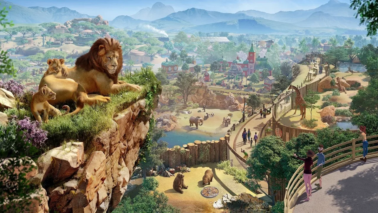 Cena do jogo Planet Zoo