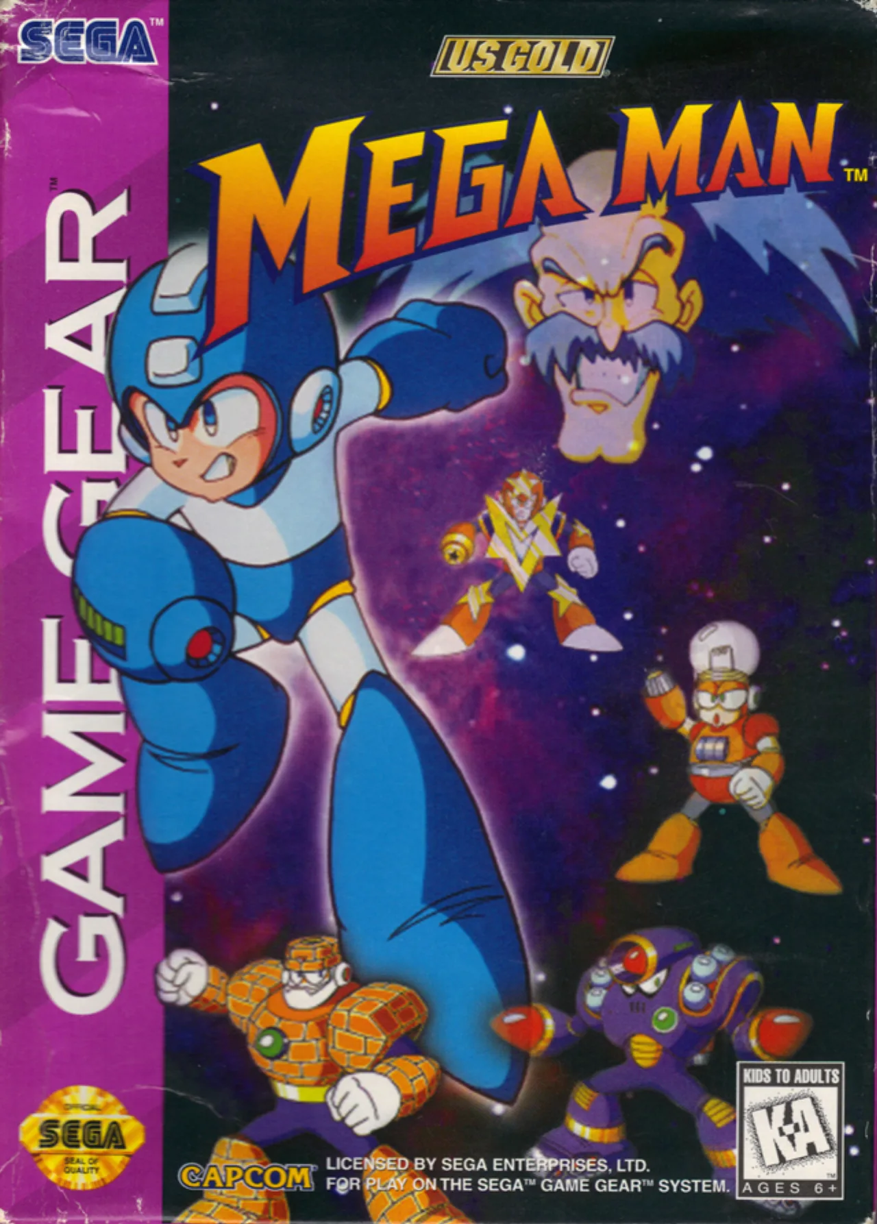 Cena do jogo Mega Man