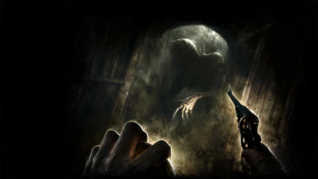 Cena do jogo Amnesia: The Bunker