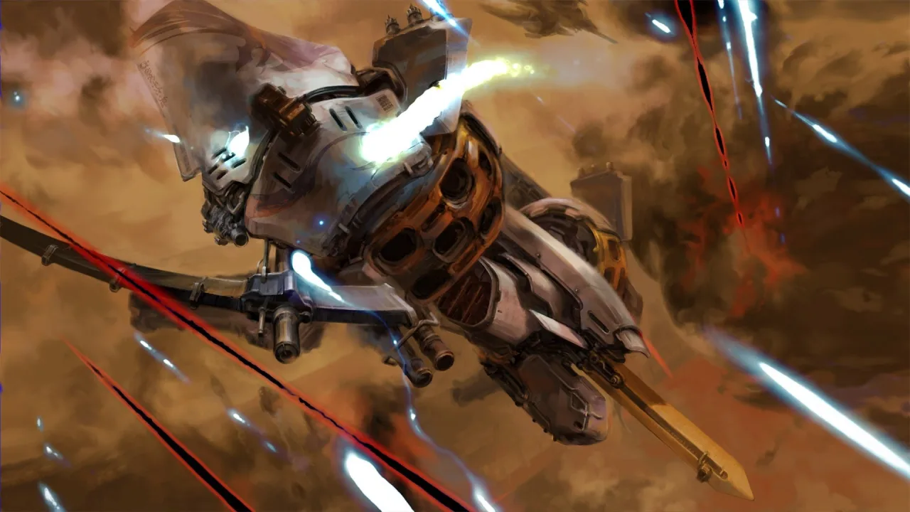 Cena do jogo Ikaruga